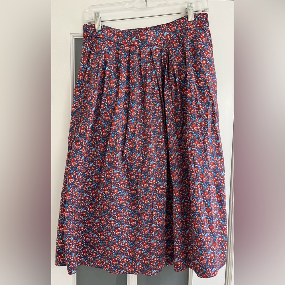 J. Crew shirt in floral print.